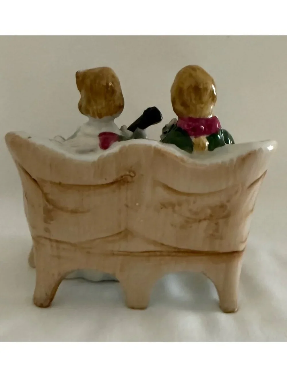 Vintage Bone China Lace Musical Couple Figurine Mandolin Players Hand Painted Po - Picture 2 of 15
